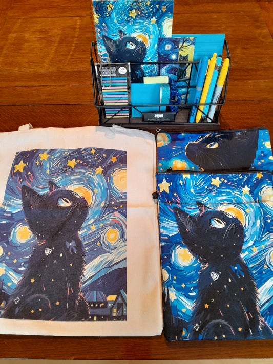 Starry night cat