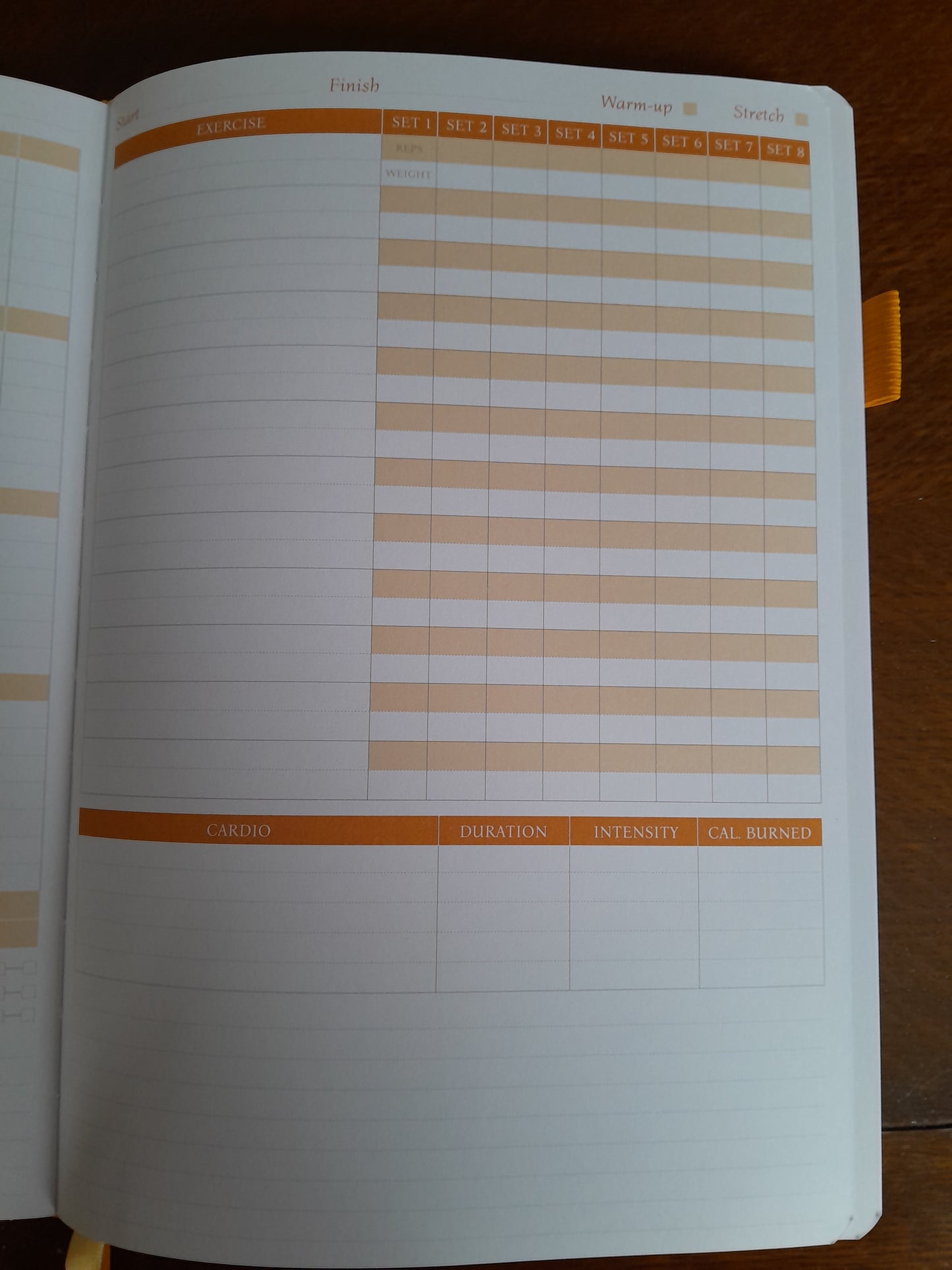 Fitness and food journal