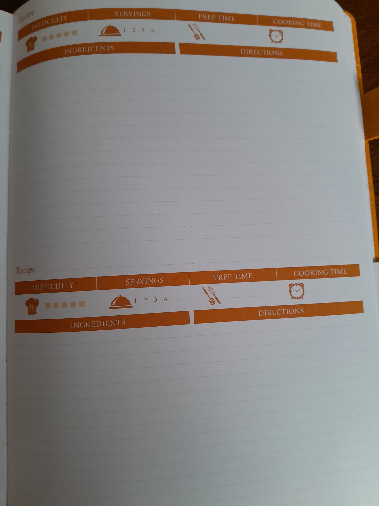 Fitness and food journal