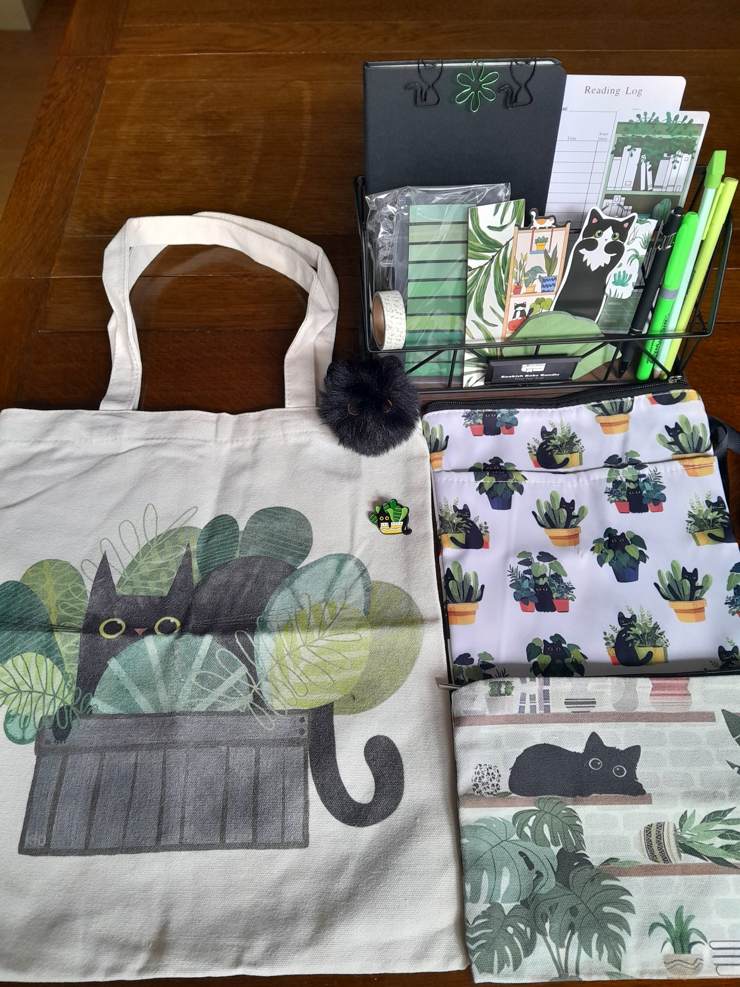 Cat in house plants