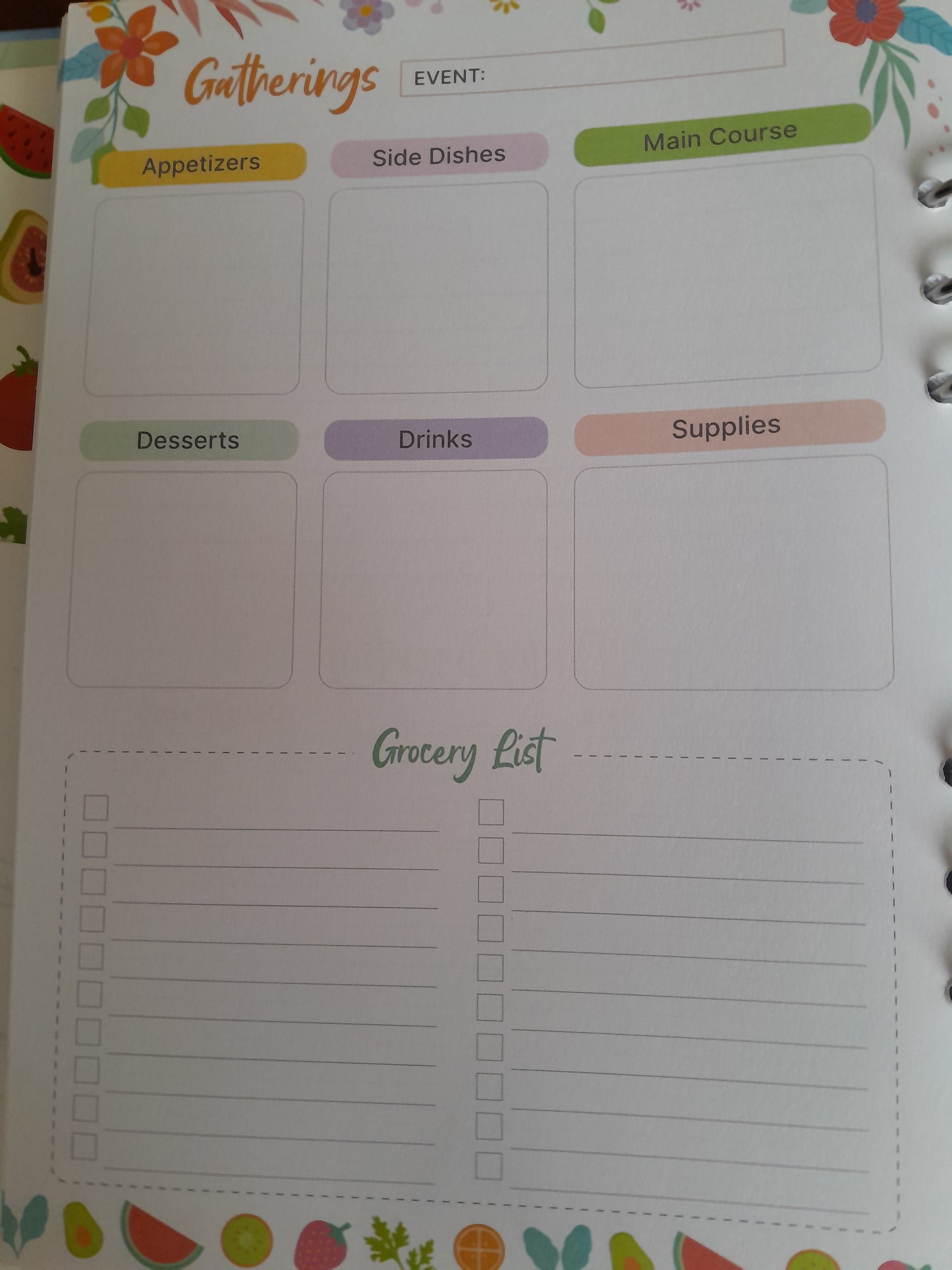 Weekly meal planner