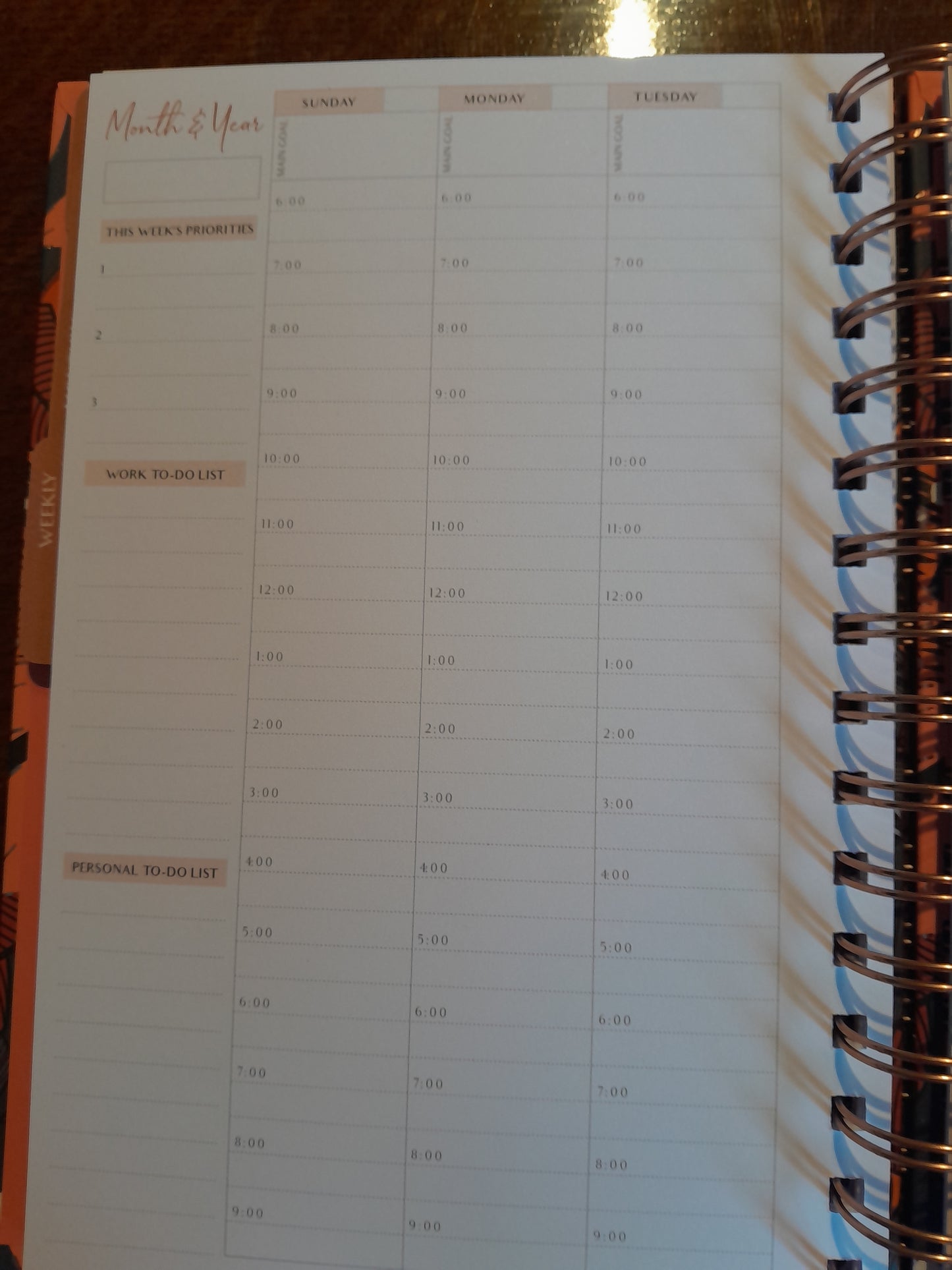 Planberry weekly planner