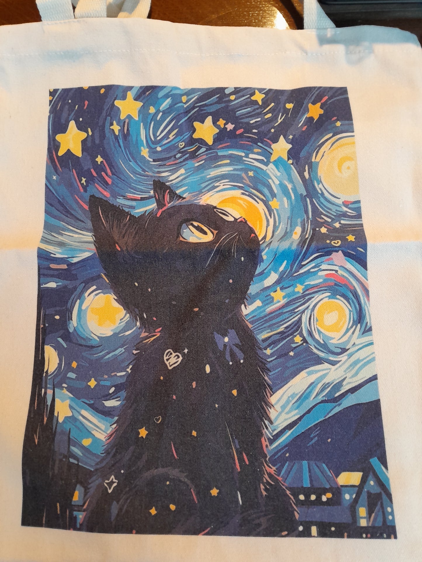Starry night cat