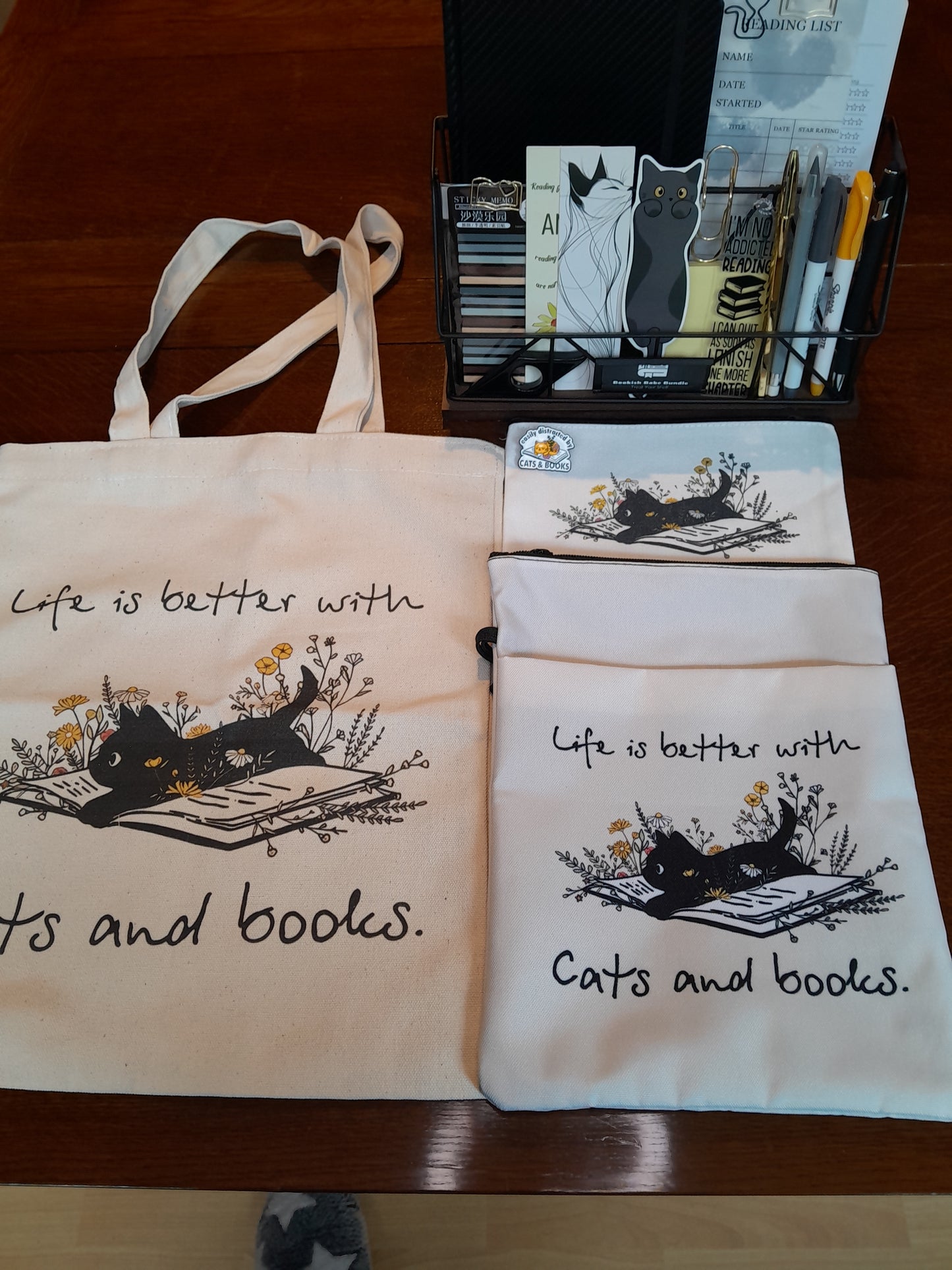 Cats and books