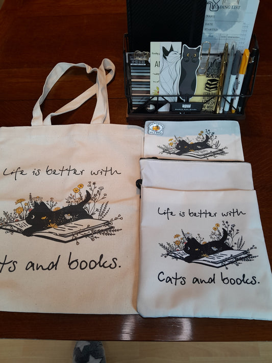 Cats and books