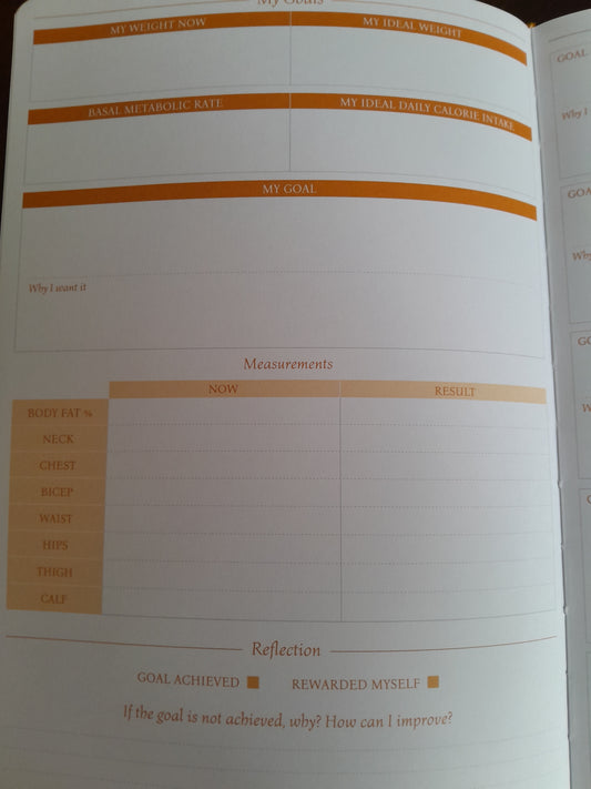 Fitness and food journal