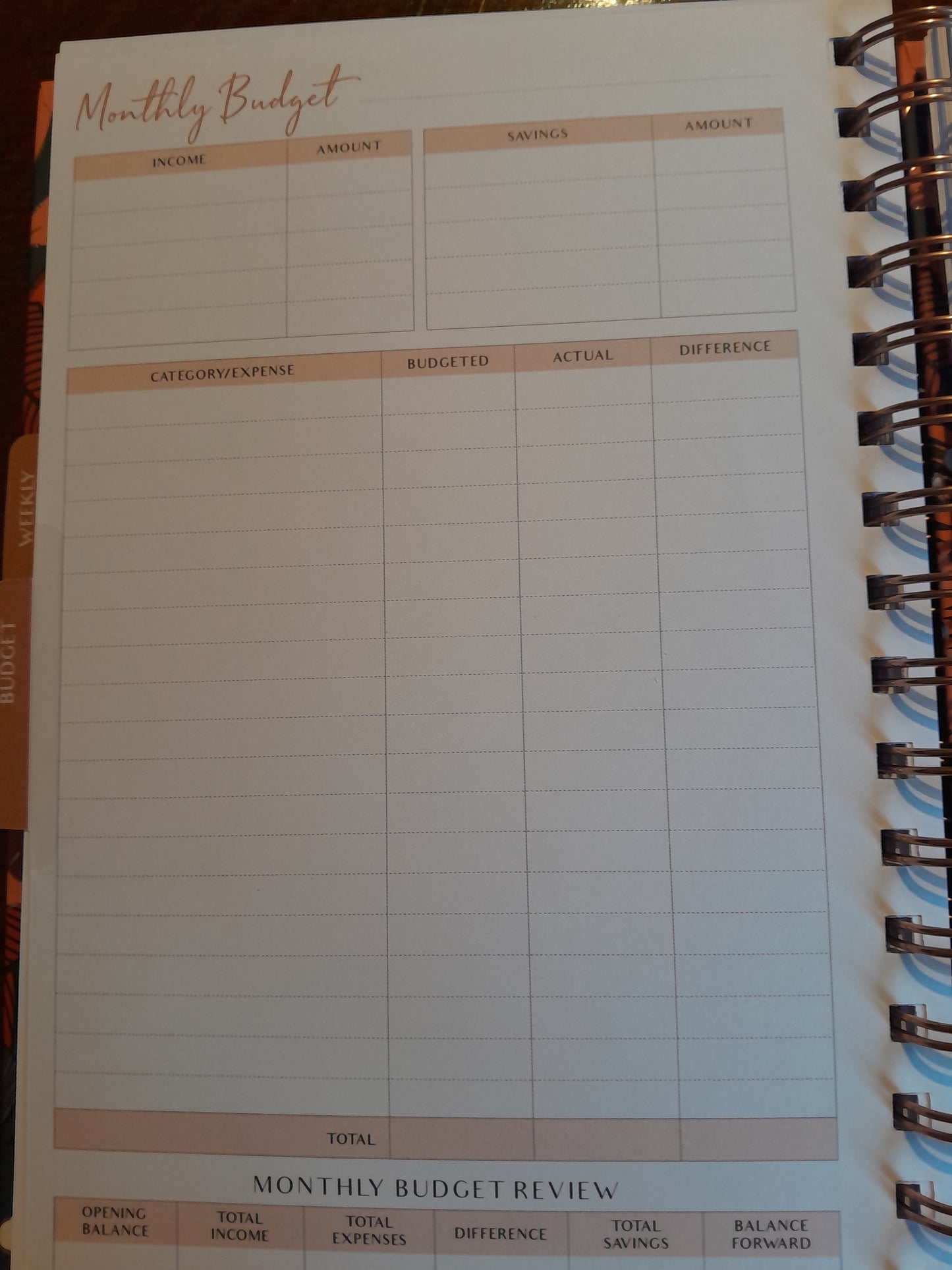 Planberry weekly planner